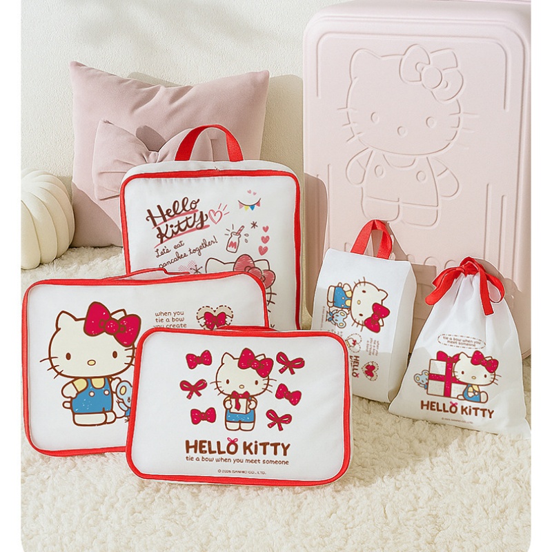 Travel Accessories Gift Set - Hello Kitty Storage Bag Cute Cartoon