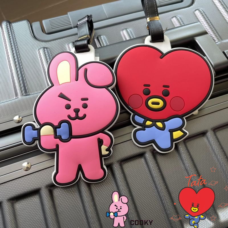 Travel Accessories Gift Set - BT21 cartoon cute keychain Kawaii unisex