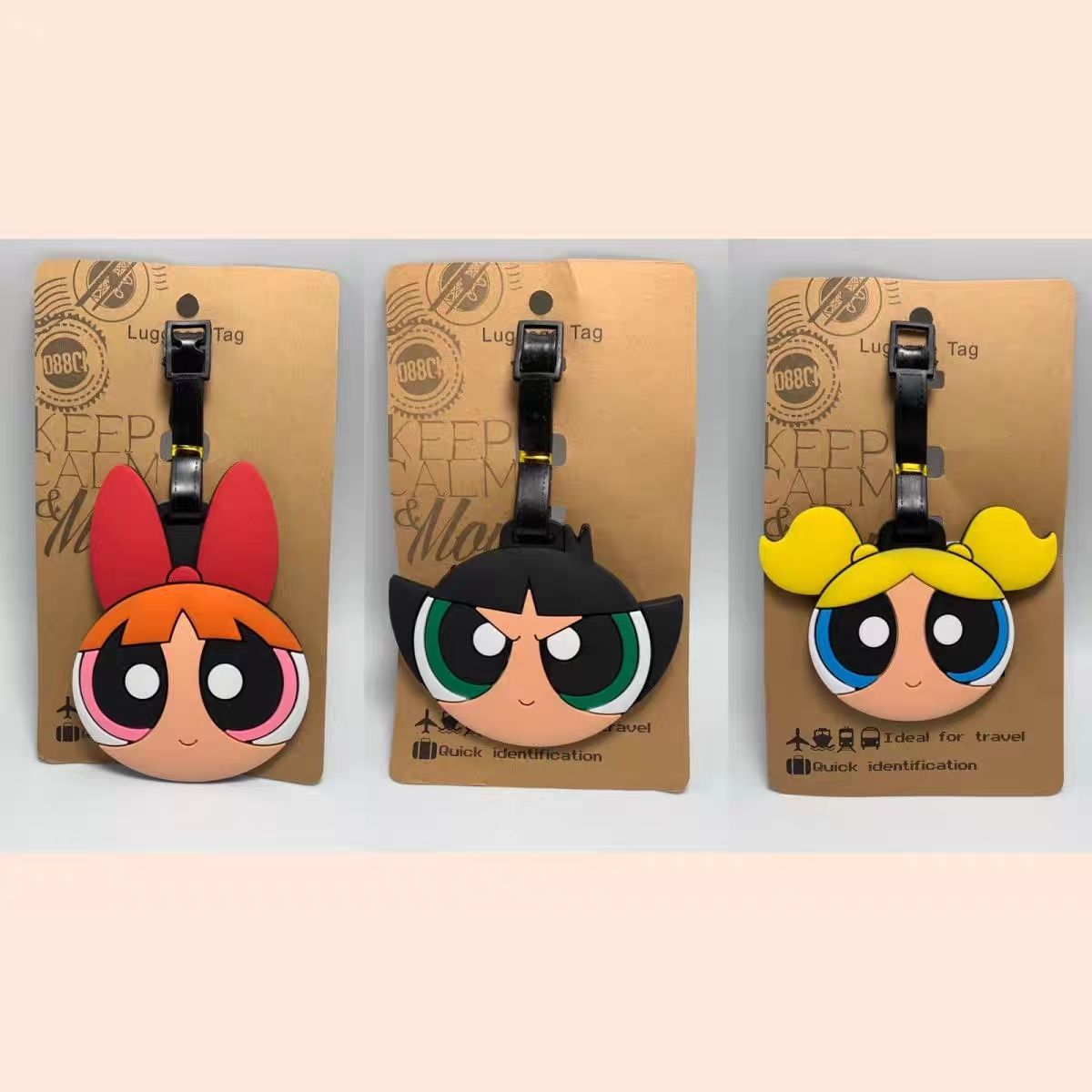 Travel Accessories List - Anime The Powerpuff Girls Bag Pendant