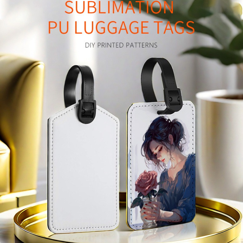 Travel Accessories List - Customized Picture PU Leather Luggage Tags