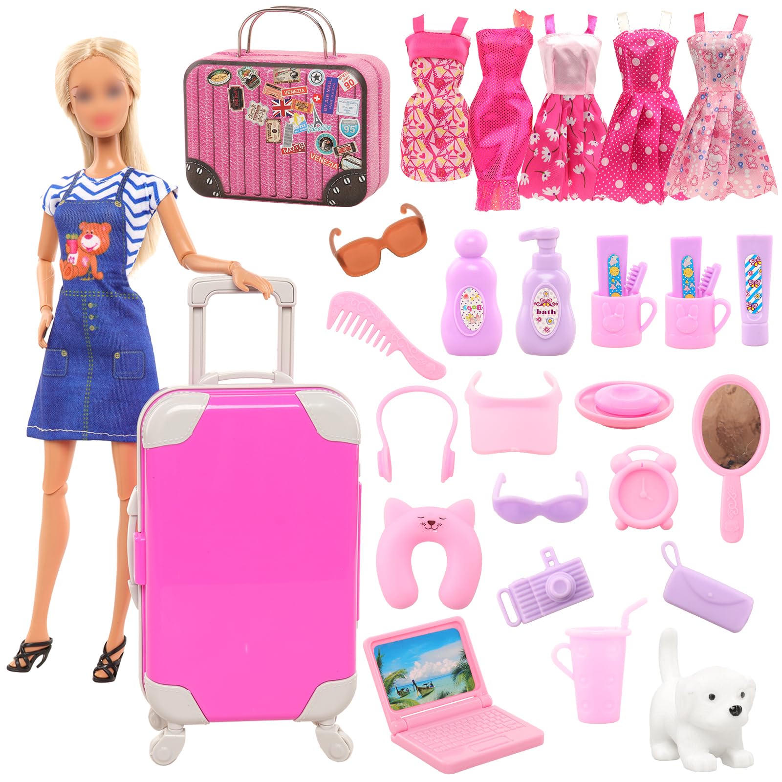 Travel Accessories For Europe - BARWA 30 Pcs 11.5 lnch Travel