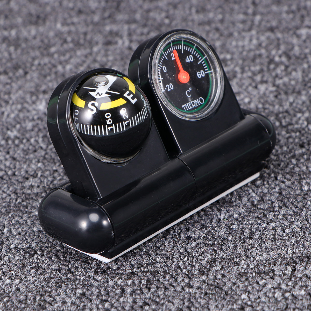 Travel Accessories Guide - Vehicle Auto Compass Thermometer Multifunctional Car