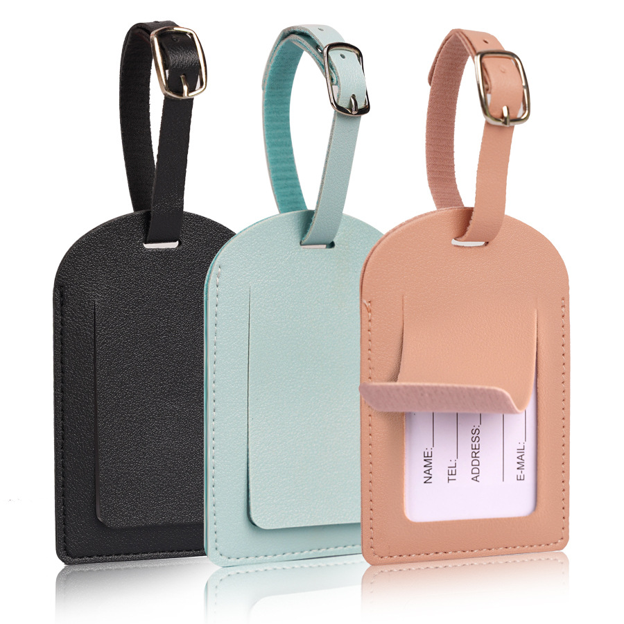 Women Men Luggage Tags PU Leat - огляд і ціна Travel Accessories List