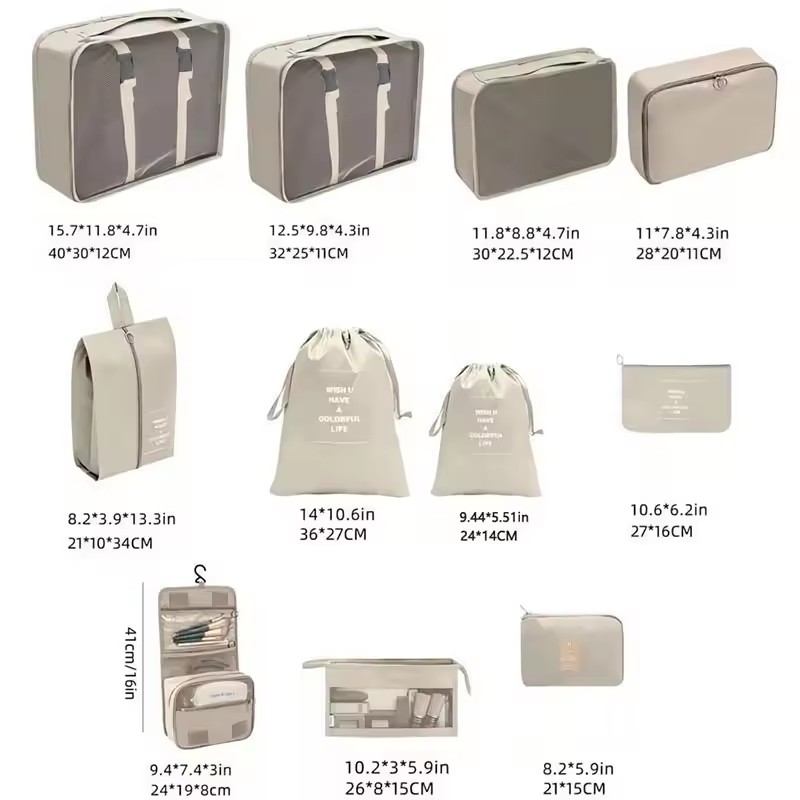Travel Storage Bags Set 7/8/9/ - огляд і ціна Travel Accessories Gift Set