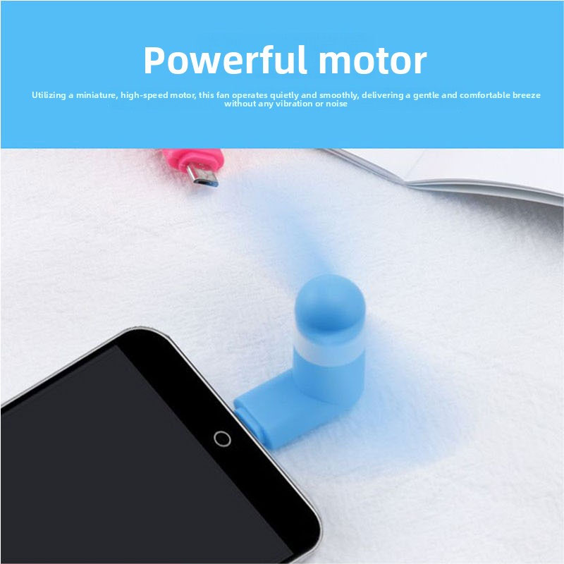 Type C Mini Phone Fan, Portabl - огляд і ціна Travel Accessories And Gadgets