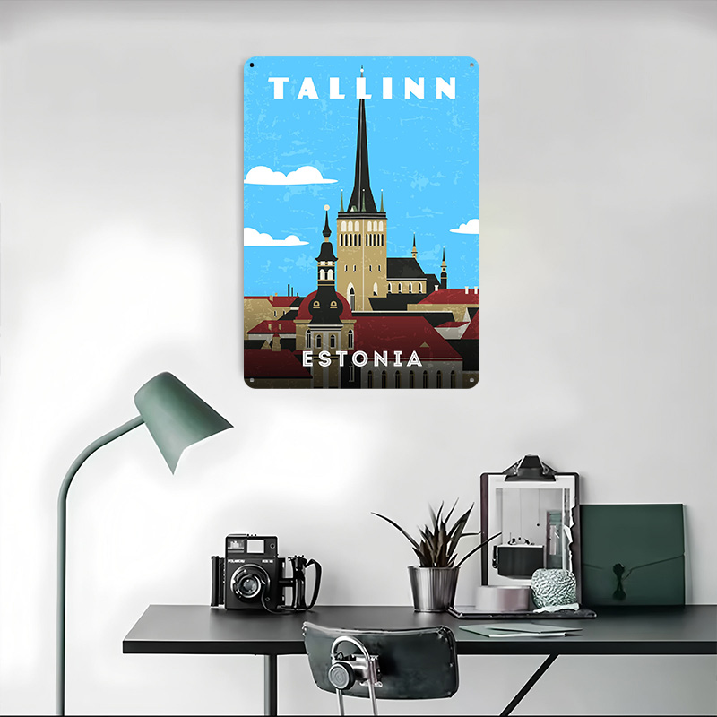 Estonia Retro Travel Poster Cu - огляд і ціна Travel Accessories For Europe