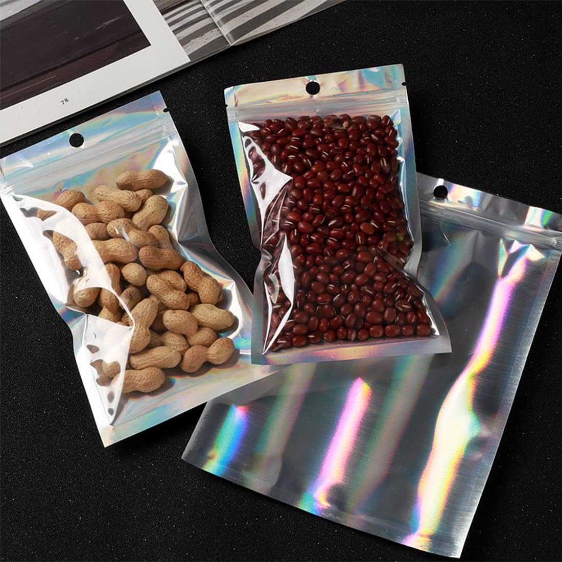 50/10PCS Laser Sealing Bags Pl - огляд і ціна Reusable Zip Bag