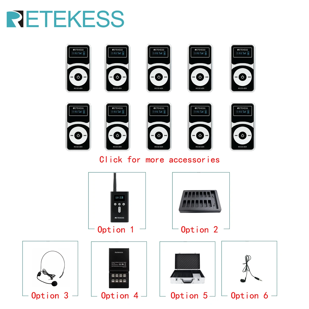 RETEKESS T130P T131P Tour Guid - огляд і ціна Travel Accessories Guide