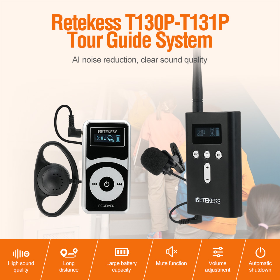 RETEKESS T130P T131P Tour Guid - огляд і ціна Travel Accessories Guide