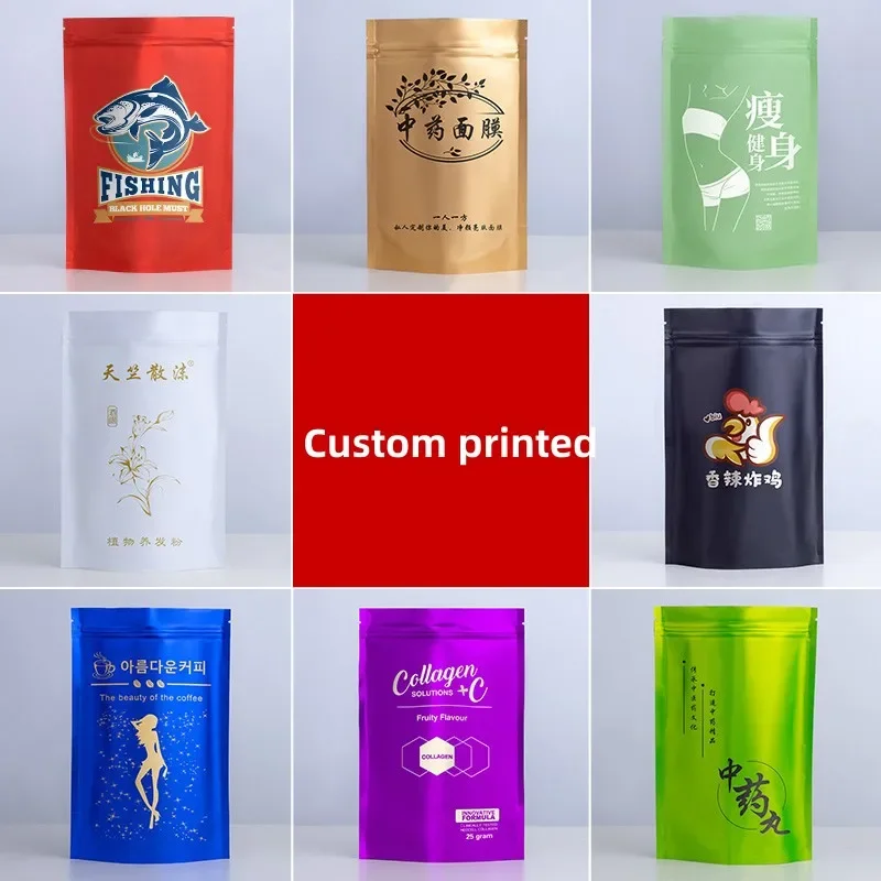 100pcs Custom Matt Finished Se - огляд і ціна Reusable Zip Bag