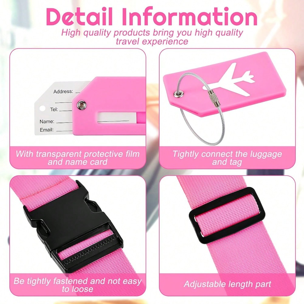 Luggage Strap Set with Luggage - огляд і ціна Travel Accessories Gift Set