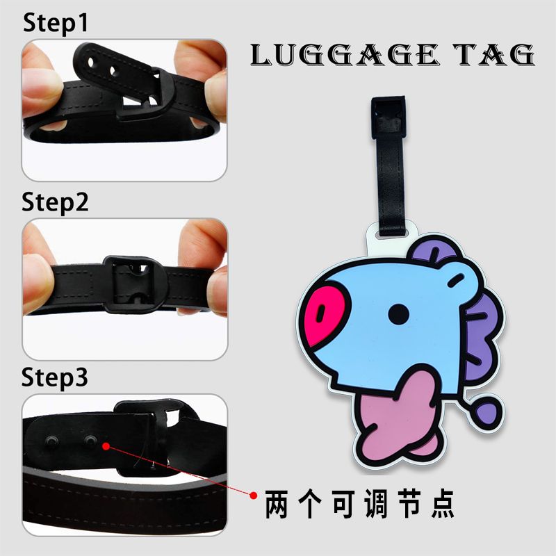 BT21 cartoon cute keychain Kaw - огляд і ціна Travel Accessories Gift Set