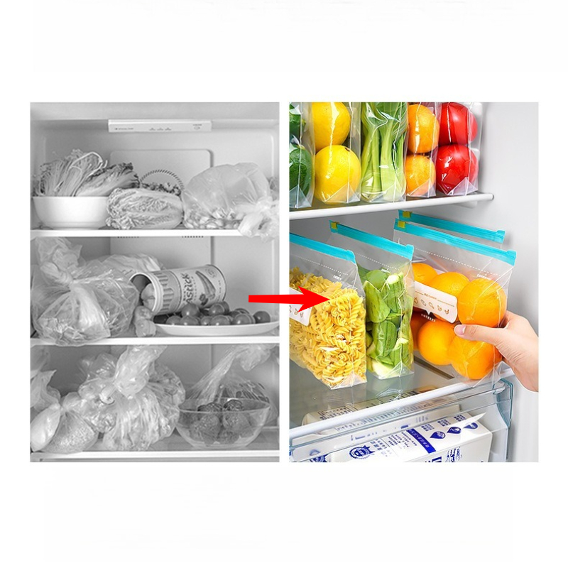 Zip Lock Food Storage Bags, Th - огляд і ціна Reusable Zip Bag