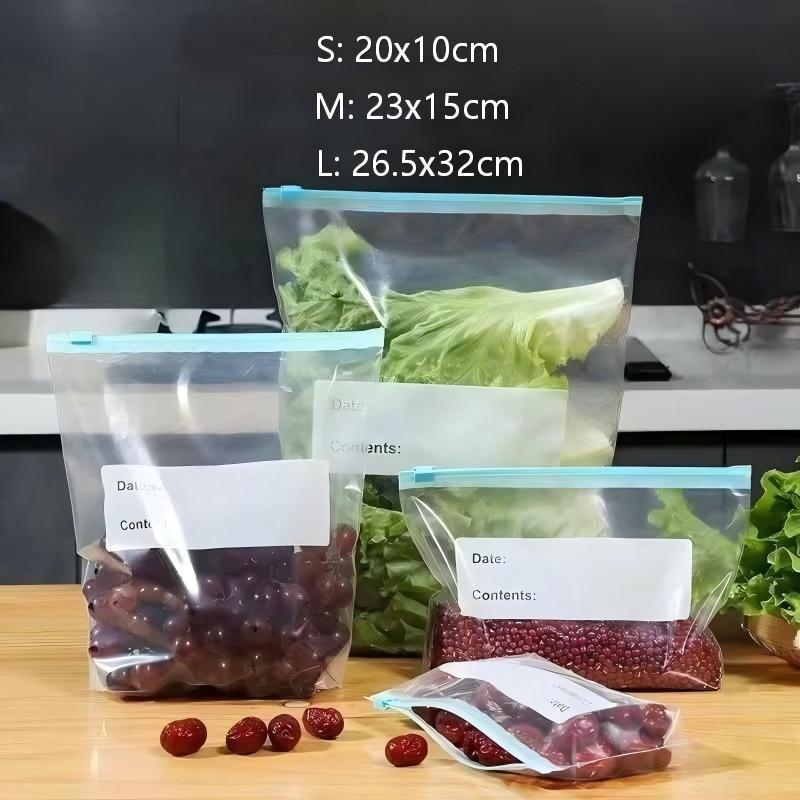 Zip Lock Food Storage Bags, Th - огляд і ціна Reusable Zip Bag
