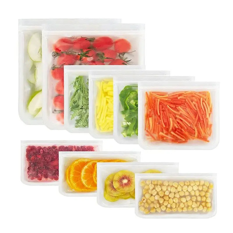 Silicone Food Storage Containe - огляд і ціна Reusable Zip Bag