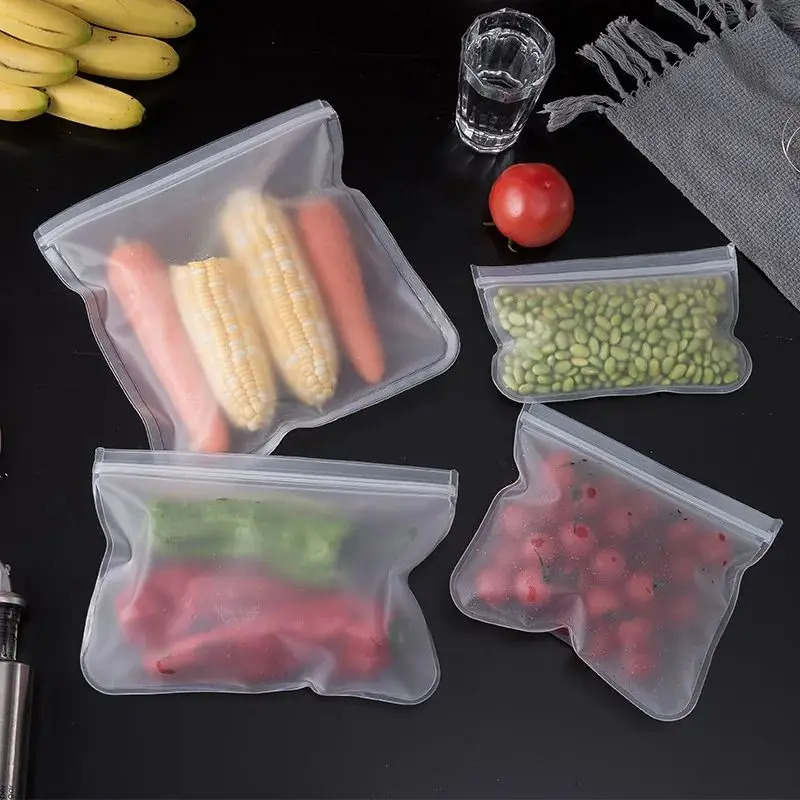 Silicone Food Storage Containe - огляд і ціна Reusable Zip Bag