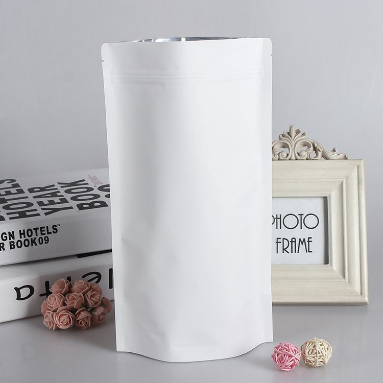 100pcs Wholesale Stand up Whit - огляд і ціна Reusable Zip Bag