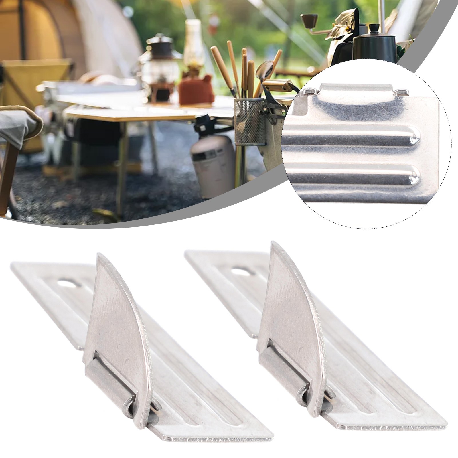 2pcs Stainless Steel Mini Fold - огляд і ціна Travel Accessories And Gadgets