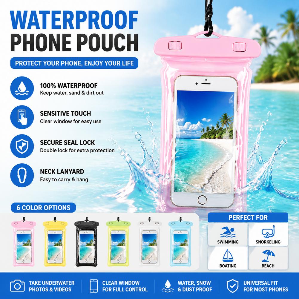 Clear Waterproof Phone Case Dr - огляд і ціна Travel Accessories And Bags