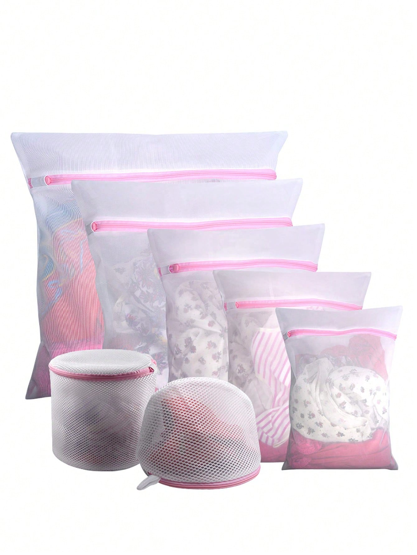 3Pcs/Set Zipped Laundry Bags R - огляд і ціна Reusable Zip Bag