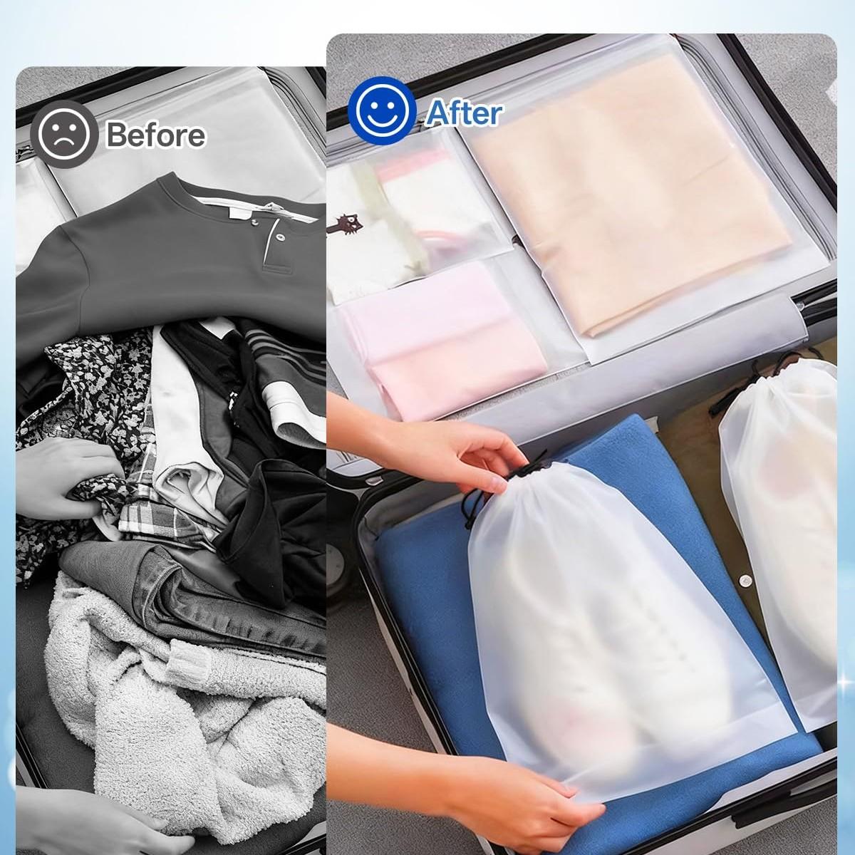 10 Pack Shoe Bags for Travel – - огляд і ціна Reusable Zip Bag