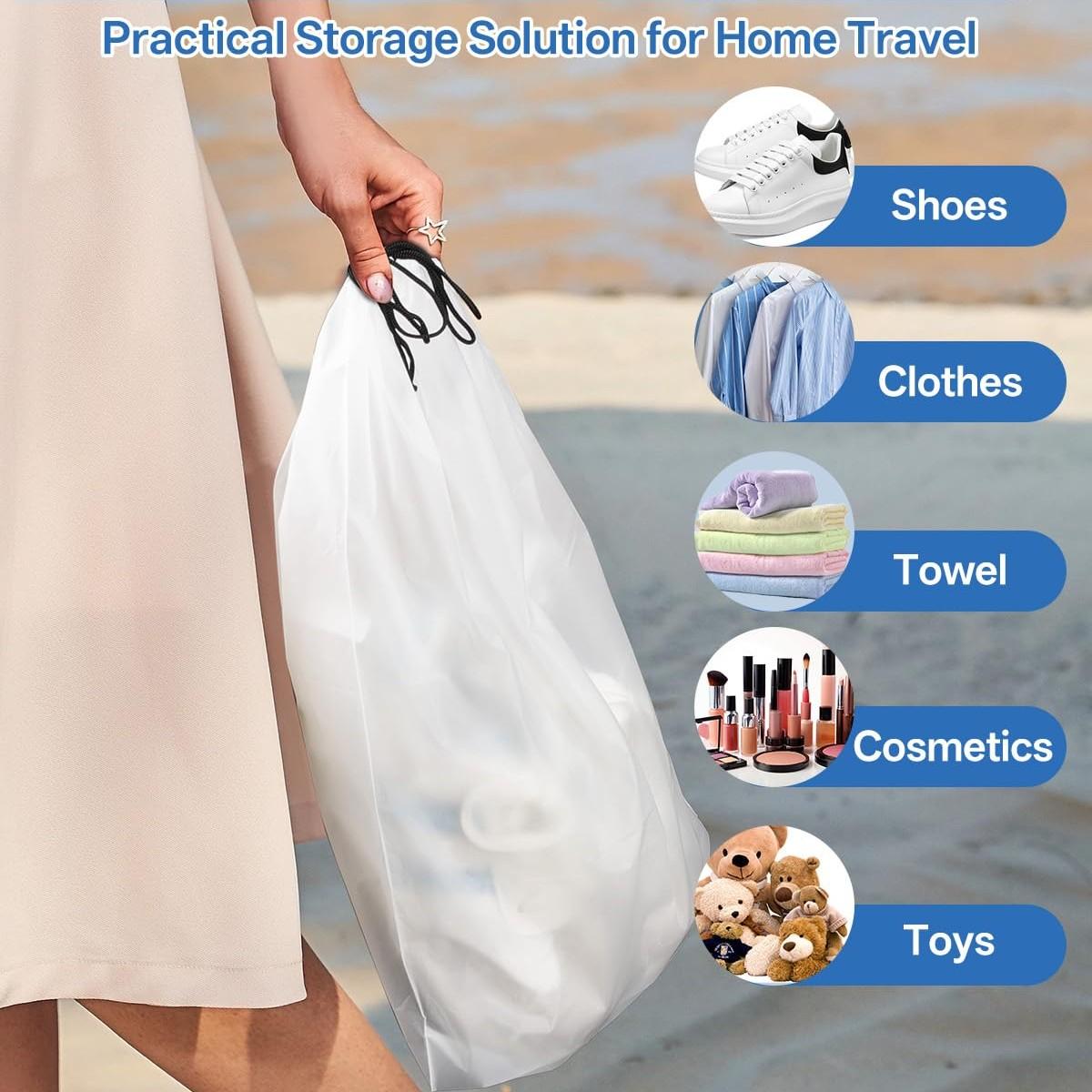 10 Pack Shoe Bags for Travel – - огляд і ціна Reusable Zip Bag