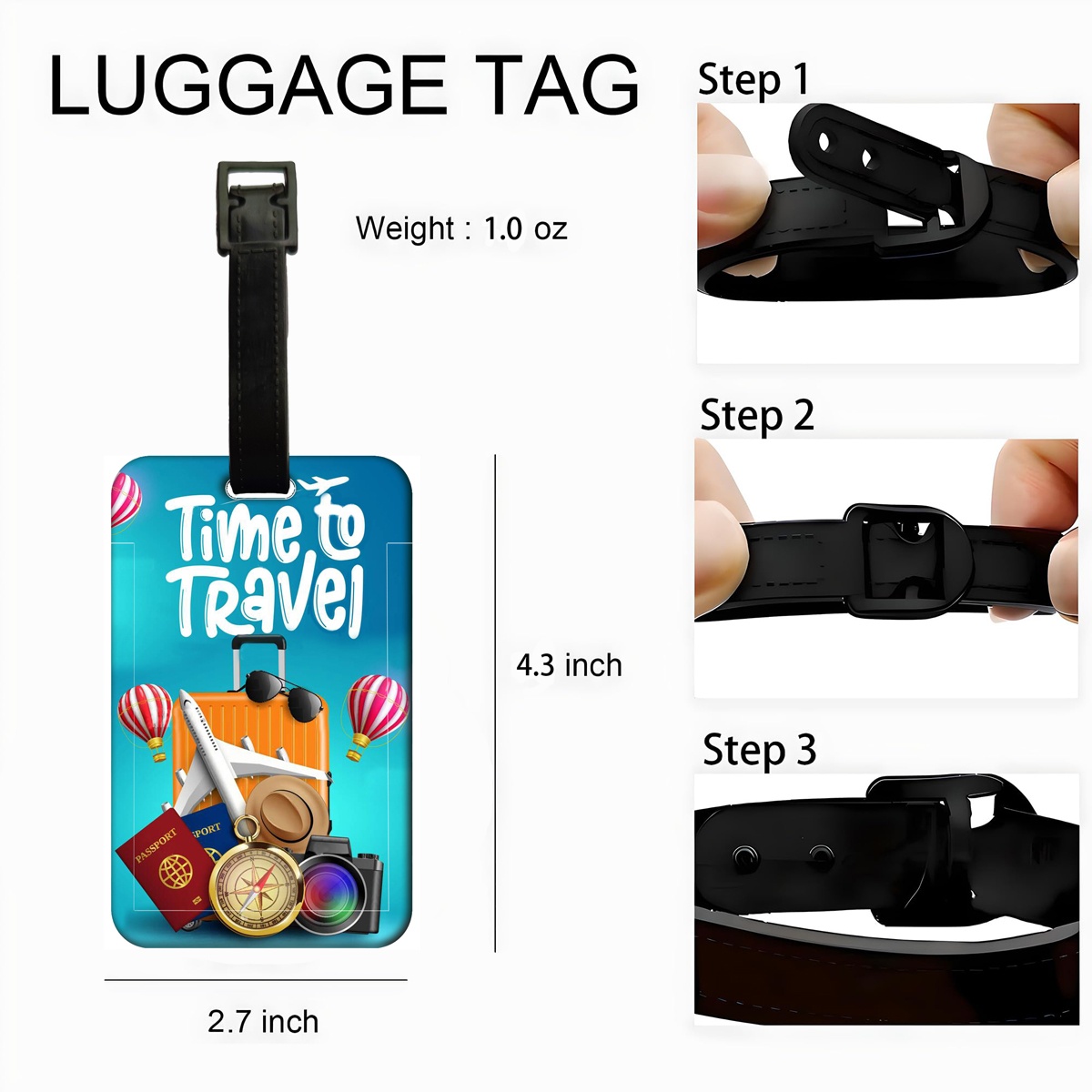 Travel Style Luggage Tag Men W - огляд і ціна Travel Accessories List