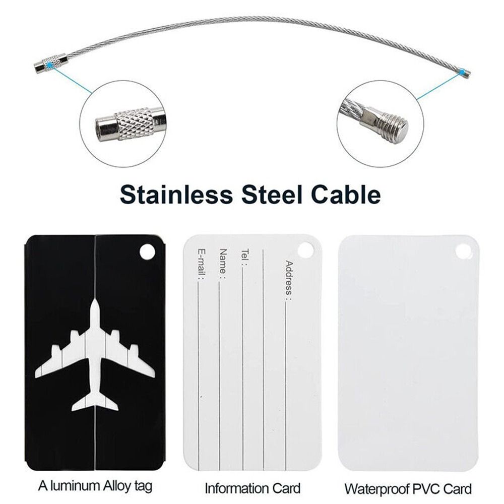 Aluminium Travel Luggage Tags  - огляд і ціна Travel Accessories And Gadgets
