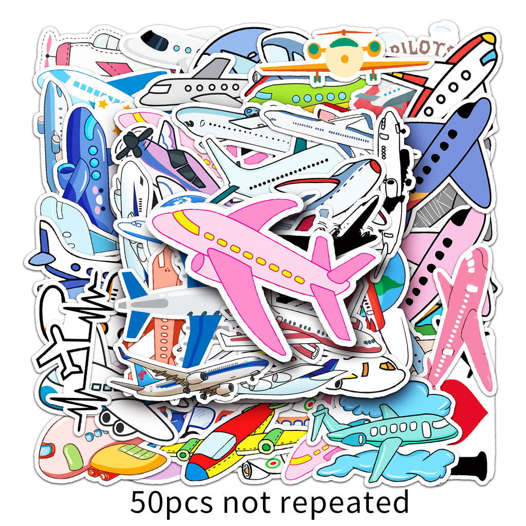 50 Charming Airplane Decals -  - огляд і ціна Travel Accessories And Gadgets