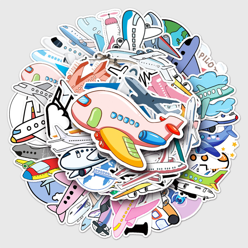 50 Charming Airplane Decals -  - огляд і ціна Travel Accessories And Gadgets