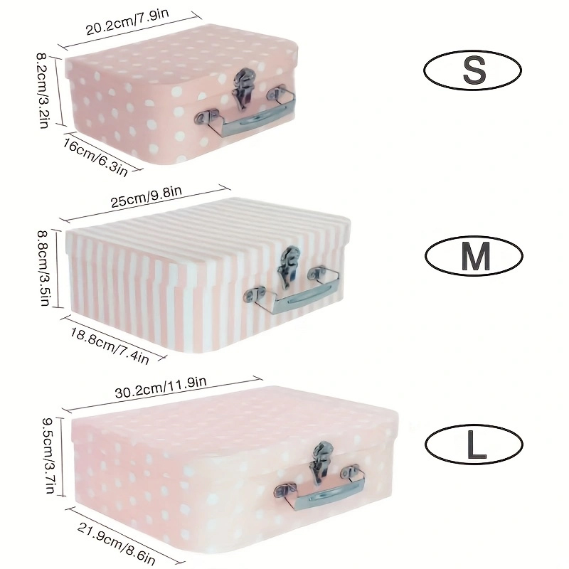 3pcs Vintage Style Cardboard B - огляд і ціна Travel Accessories Gift Set